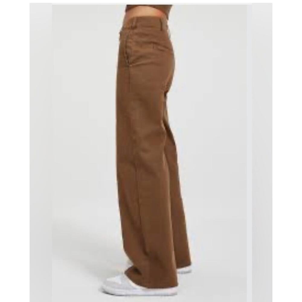 Good American Good Skate Trouser Wide Leg Pants Cotton Size 18 - Picture 2 of 9